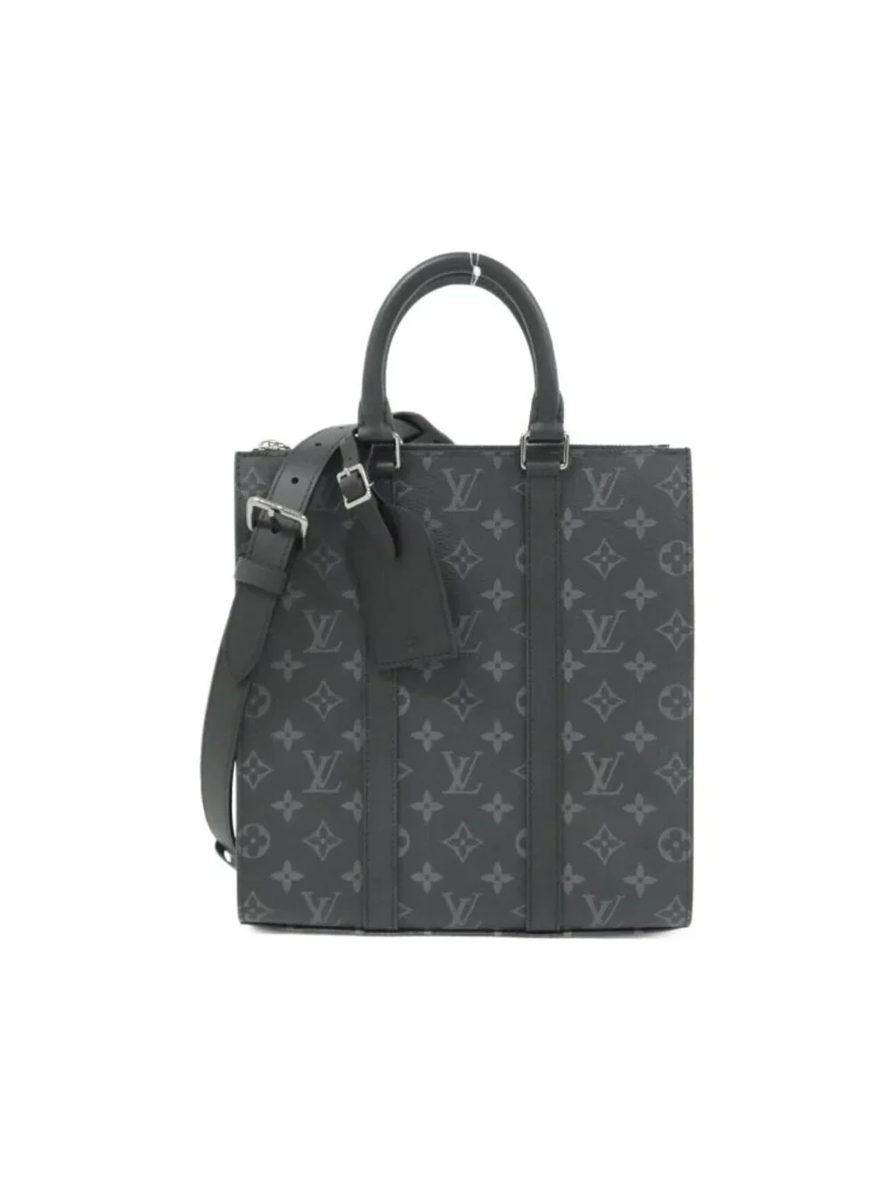 Louis Vuitton Monogram Eclipse Sac Plat Cross